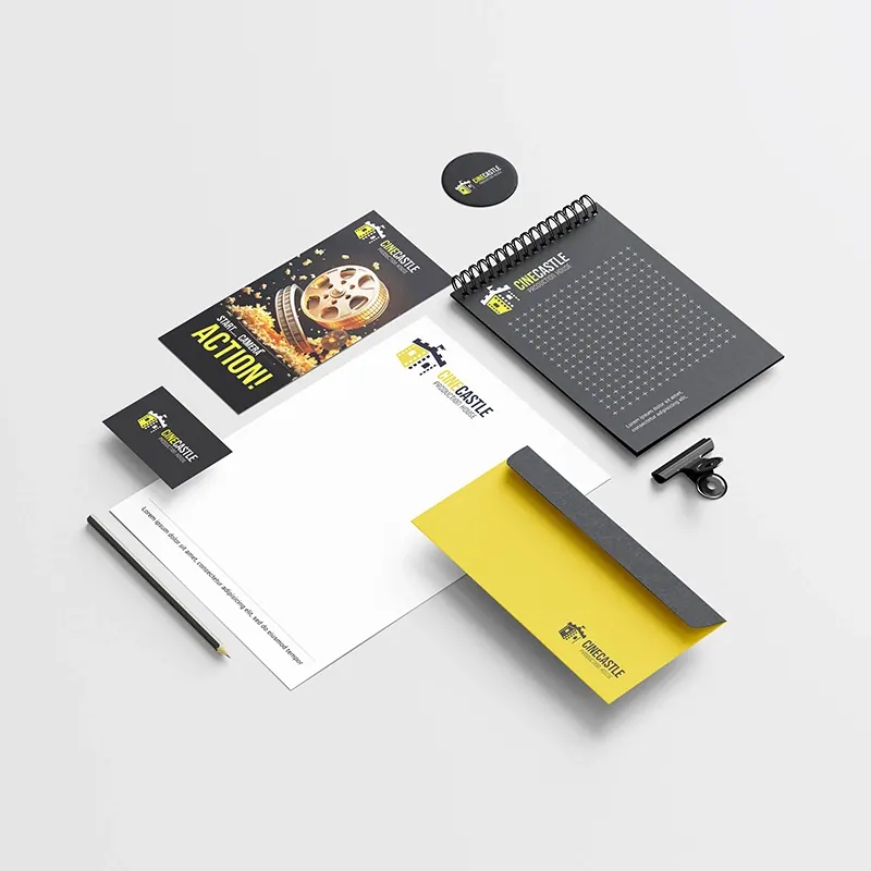 Corporate stationery set designed by GDMR