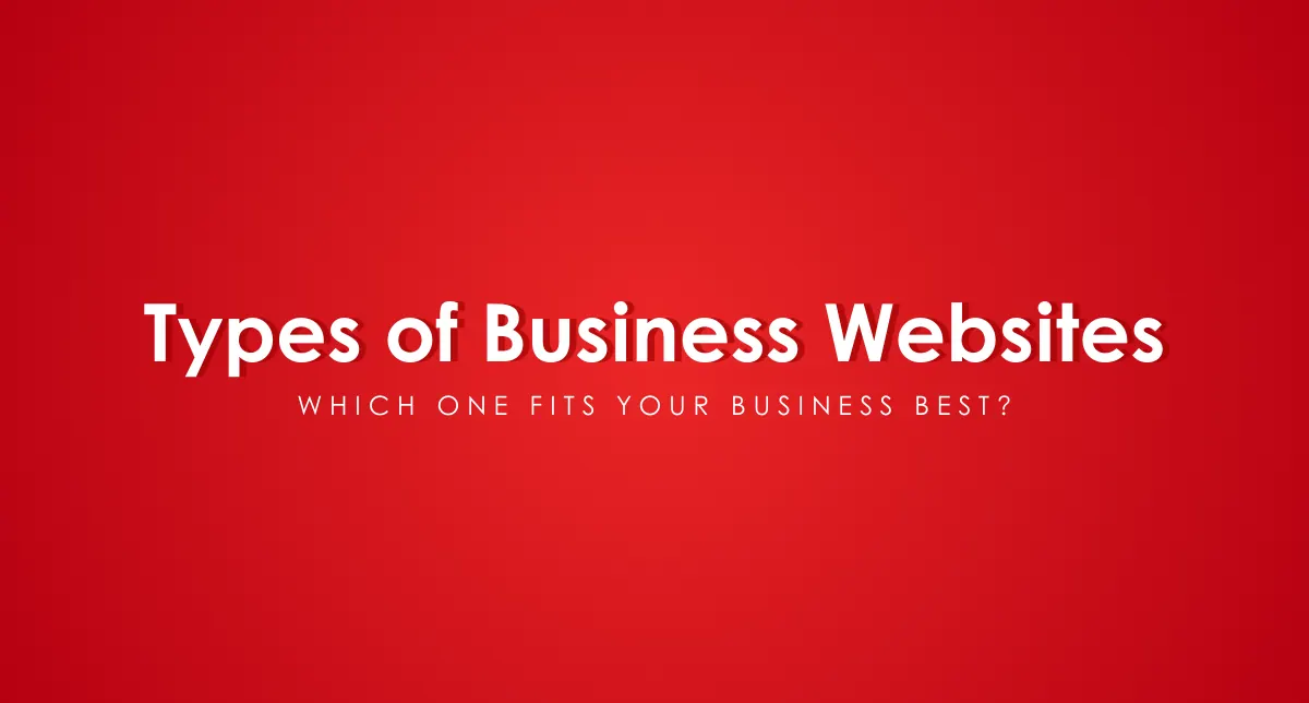Types of Business Websites – Which One Fits Your Business Best?