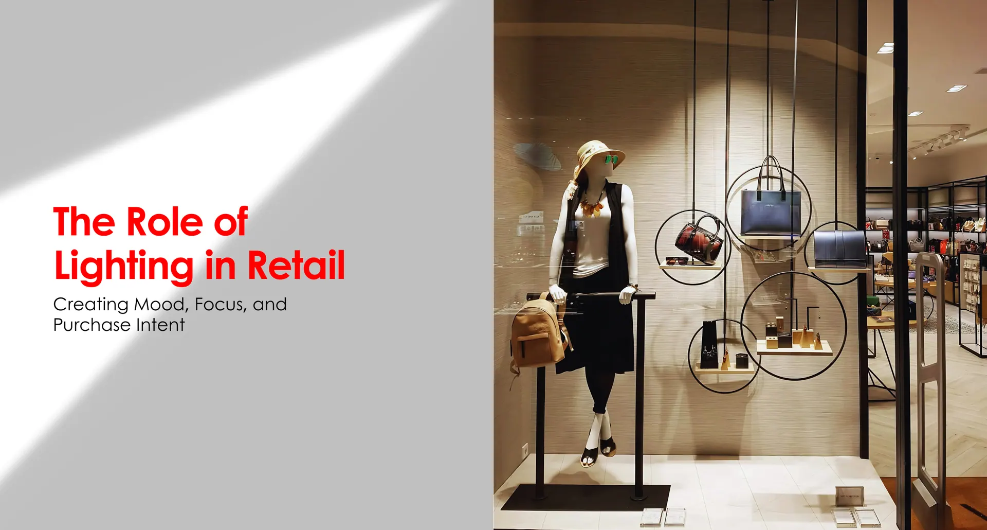 The Role of Lighting in Retail: Creating Mood, Focus, and Purchase Intent
